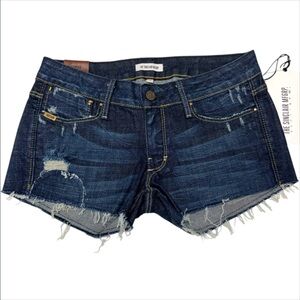 Sinclair | Wiley Cutoff Shorts - Premium Denim - Darkwash - Chic -NWT